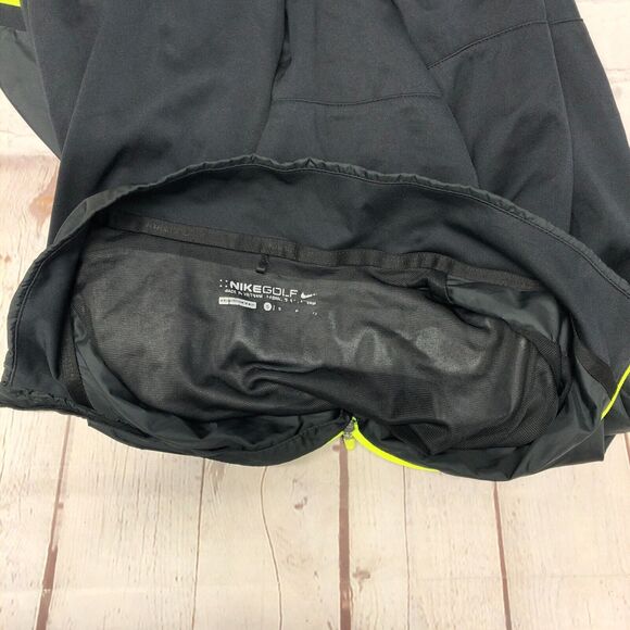 Nike Golf Men Pullover 1/4 Zip Windbreaker Jacket Size Small Black B323 -19 - Picture 6 of 16
